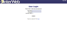 Tablet Screenshot of interweb.interact911.com